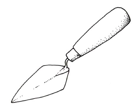 Trowel Drawing | Free download on ClipArtMag