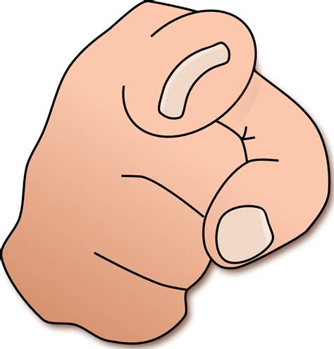 Cartoon Finger Pointing At You - ClipArt Best