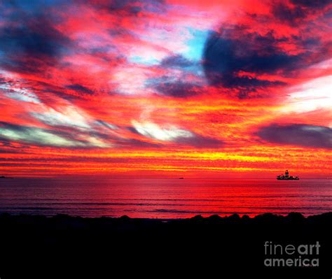 Sunset Dolphin Beach Cape Town South Africa Photograph by Charl Bruwer ...