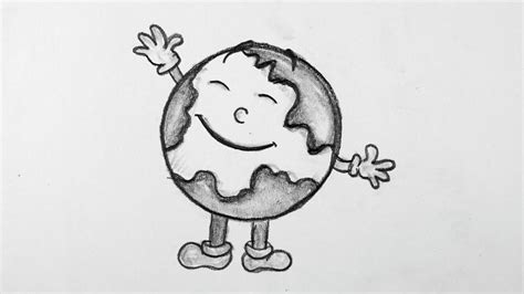 Earth Drawing Easy || How To Draw Earth Day Drawing || Save Earth ...