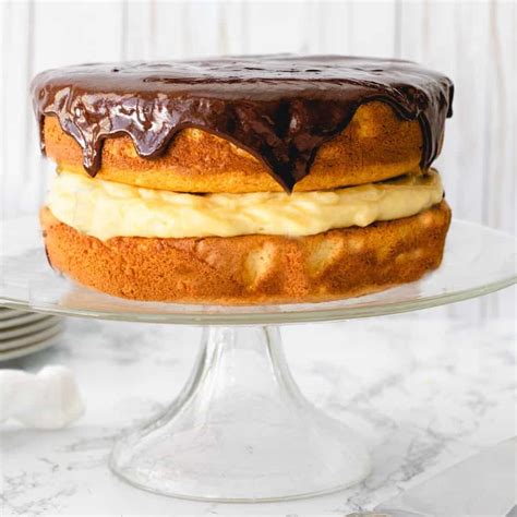 Easy Boston Cream Pie Recipe (Using Cake Mix) – State of Dinner