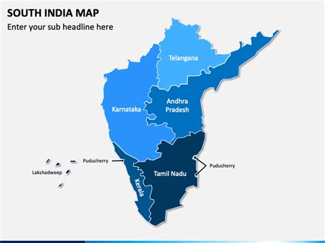 South India Map for PowerPoint and Google Slides - PPT Slides