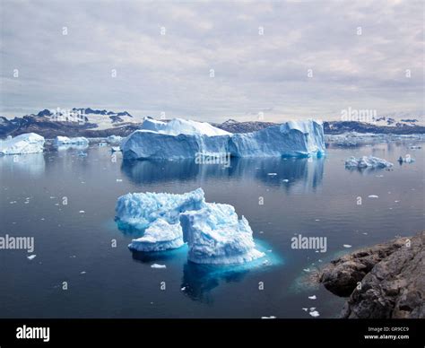 Icebergs In Greenland Stock Photo - Alamy