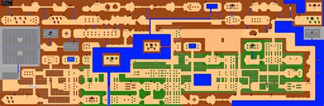 The Legend Of Zelda Nes Map