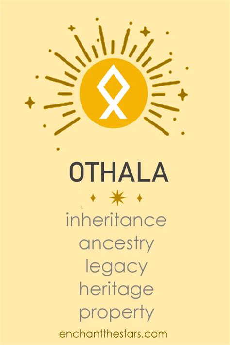 Othala Rune {Meaning and Divination} | Enchant The Stars