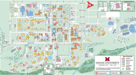 Oxford University Campus Map