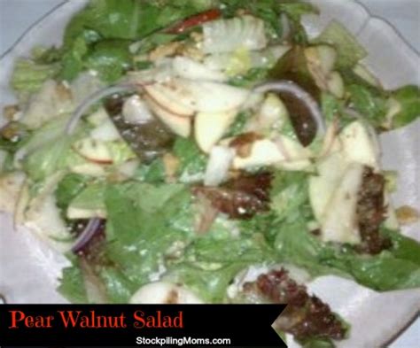 Pear Walnut Salad