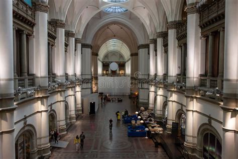 The Central Hall of Nordiska Museet Museum in Stockholm during ...