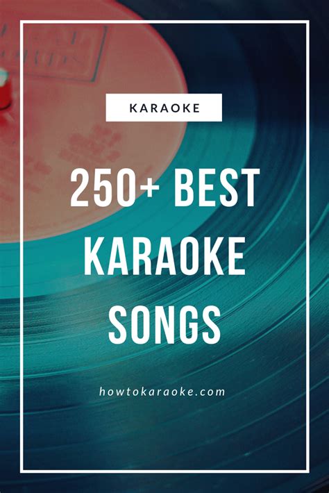 250+ Best Karaoke Songs | Best karaoke songs, Karaoke songs, 90s ...