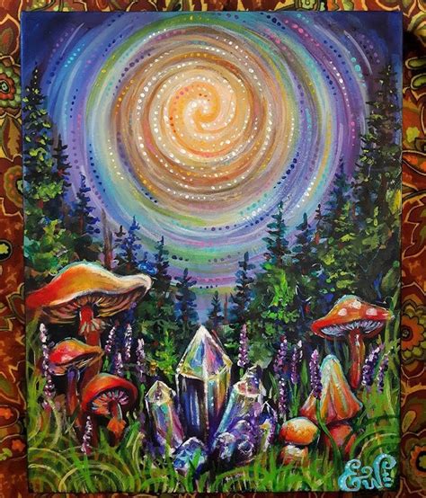 Psychedelic Art Acrylic Trippy Painting Ideas - pic-dink