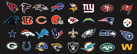 Printable NFL Football Team Logos | Nfl logo, Nfl football logos ...