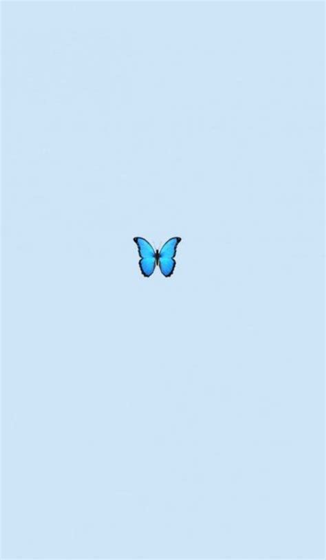 Blue Butterfly, nature, pastel, HD phone wallpaper | Peakpx