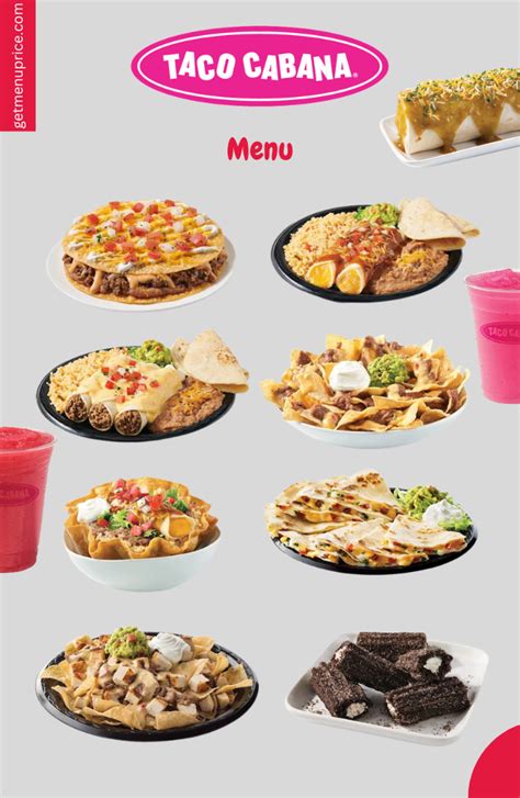 Taco Cabana Menu Price List USA [Updated November 2023]