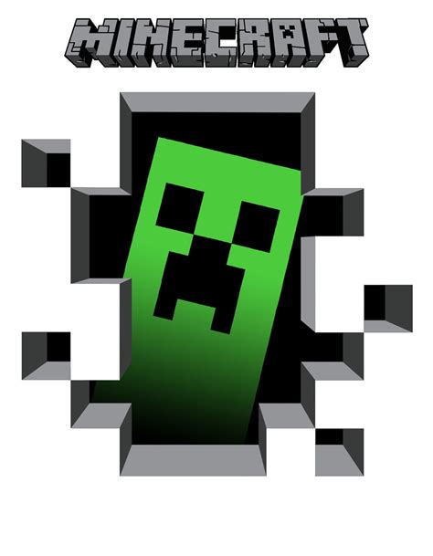 Minecraft Creeper | Minecraft wall, Minecraft decals, Minecraft logo