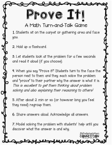 Prove It! Math Turn-and-Talks for young learners | Math quotes, Math ...