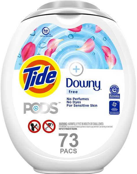 Tide PODS Plus Downy Free, 73 ct Laundry Detergent Pacs - Walmart.com ...