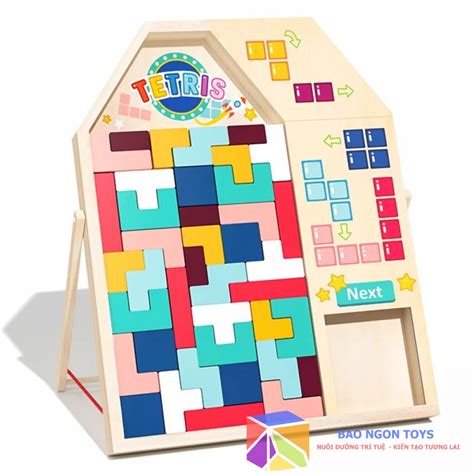 ĐỒ CHƠI XẾP GẠCH TETRIS, XẾP HÌNH TANGRAM, TRÒ CHƠI CỜ TRÍ TUỆ CỔ ĐIỂN ...