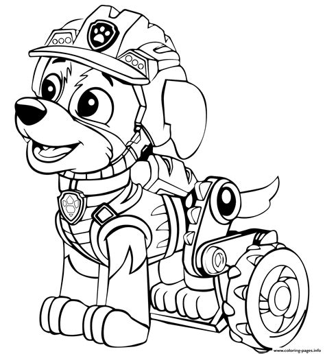 Paw Patrol Dinosaur Coloring Pages Paw Patrol Coloring Pages Coloring ...