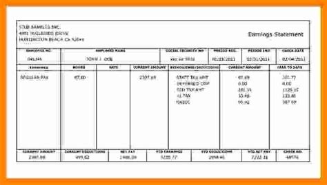 1099 Pay Stub Template Excel