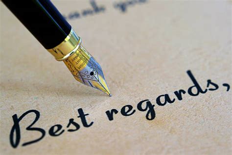 Best Best Regards Signature Stock Photos, Pictures & Royalty-Free ...