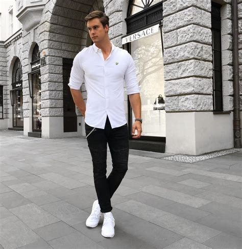 40 White Shirt Outfit Ideas for Men | Styling Tips