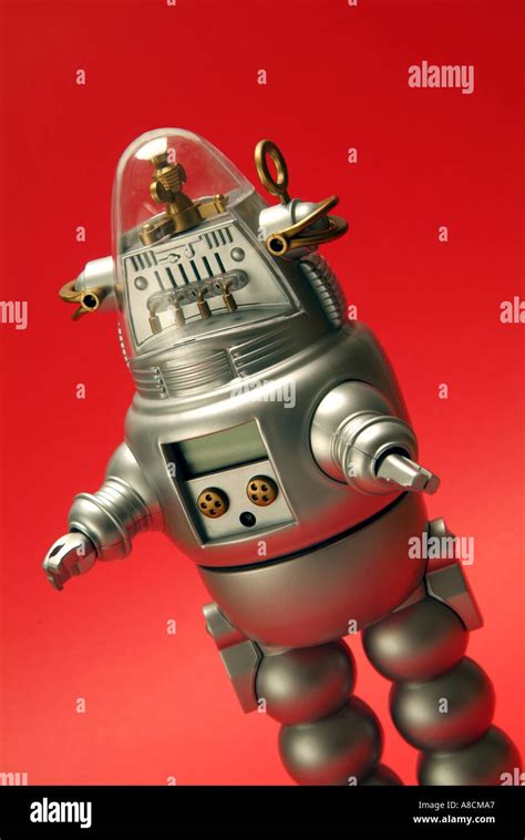 Toy robot Robby The Robot film Forbidden Planet Stock Photo - Alamy