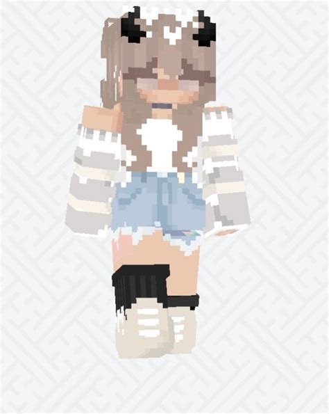 Demon girl ^~^ | Minecraft skins aesthetic, Minecraft skins cute ...