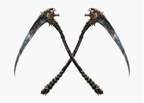 Grim Reaper Scythe Symbol, HD Png Download - kindpng