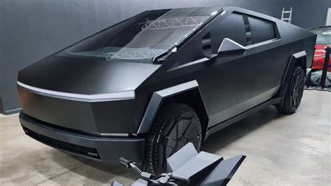 Tesla Brings Matte Black Cybertruck To Art Basel In Miami - ChroniclesLive