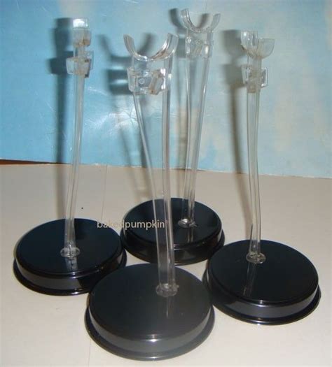 Barbie Doll Stands 4 Black Straddle Stands For Model Muse Barbie Dolls ...