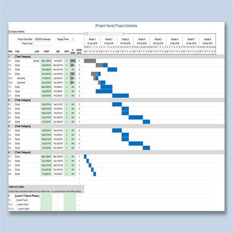 Excel Gantt Chart Templates