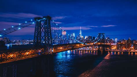 New York City Skyline at Night