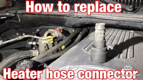 How to replace heater hose connector on 2000-2007 silverado /sierra ...