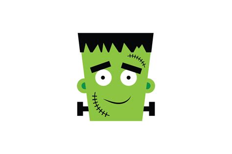 Smile Face Frankenstein Character Graphic by Smart Crafter · Creative ...