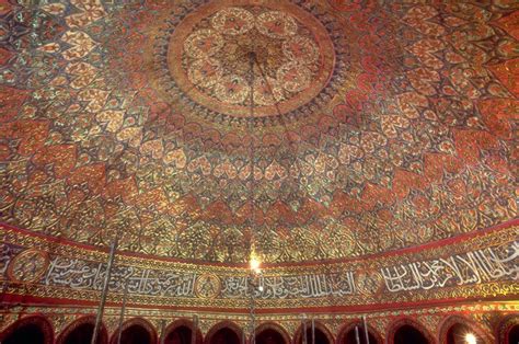 Beautiful Interiors of Al Aqsa Mosque with Mosaic Tiles