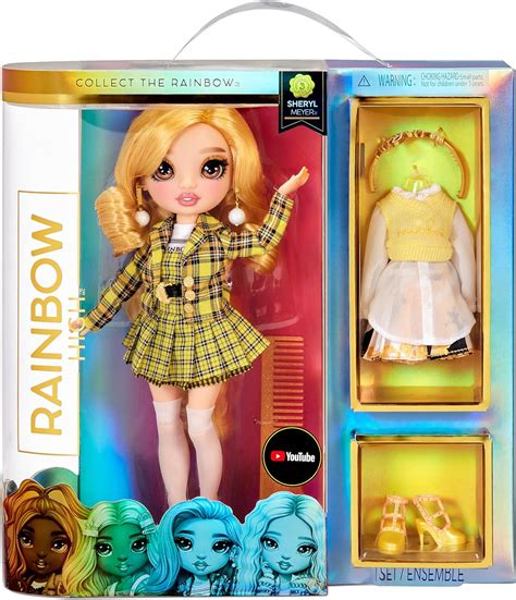 Amazon.com: Rainbow High Series 3 Sheryl Meyer Fashion Doll – Marigold ...