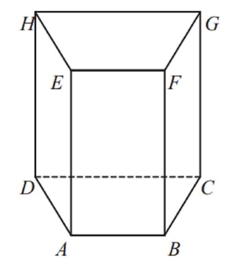 Gambar Berikut Adalah Prisma dengan Alas Trapesium Sama Kaki Panjang AB ...