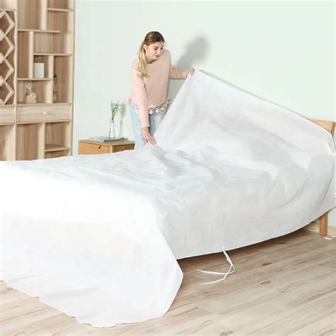 Large Size Furniture Sofa Bed Dust Cover Non woven Fabric Waterproof ...