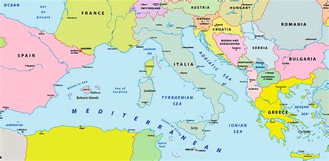 Mediterranean Countries - WorldAtlas