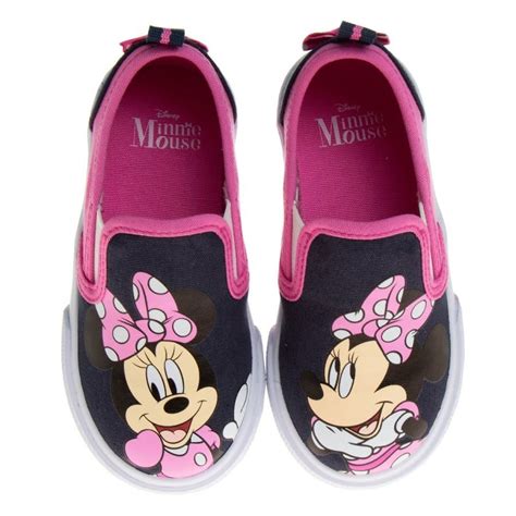 Disney Minnie Mouse Toddler Girls' Slip On Canvas Sneakers - Fuchsia ...