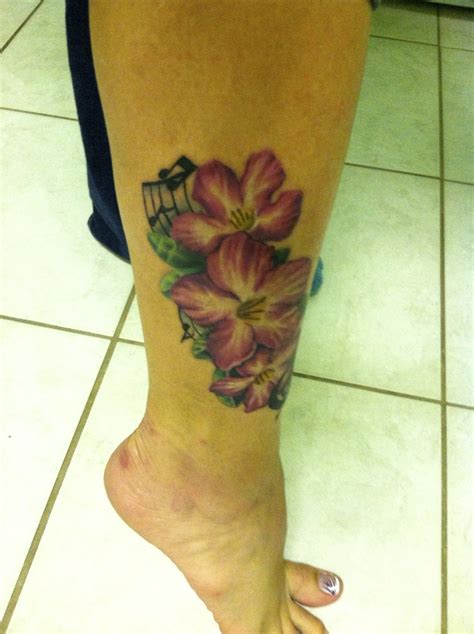 Desert rose and music notes for Tom. - Design and ink done by Bukshot ...