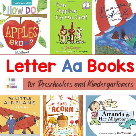 Letter A Books For Preschool - Fun with Mama