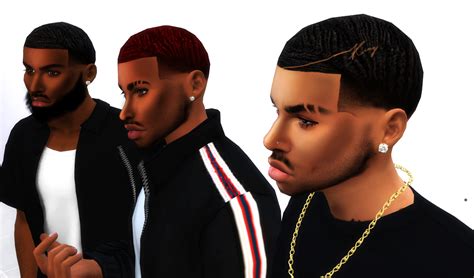 Deep Waves | Sims hair, Sims 4 hair male, Sims 4 afro hair