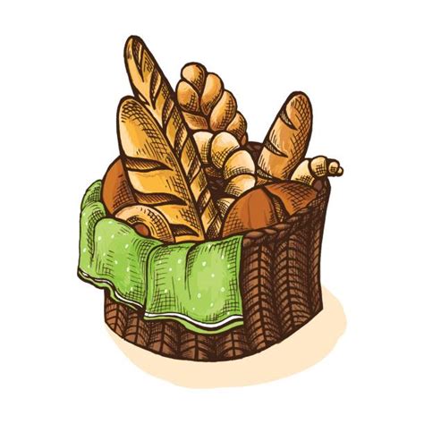 Best Bread Basket Illustrations, Royalty-Free Vector Graphics & Clip ...