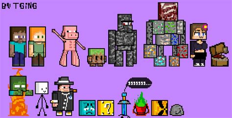 Minecraft 2D Pixel Art - Minecraft Fan Art (45399703) - Fanpop