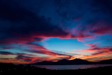 sea, Sunset, Blue, Clouds Wallpapers HD / Desktop and Mobile Backgrounds