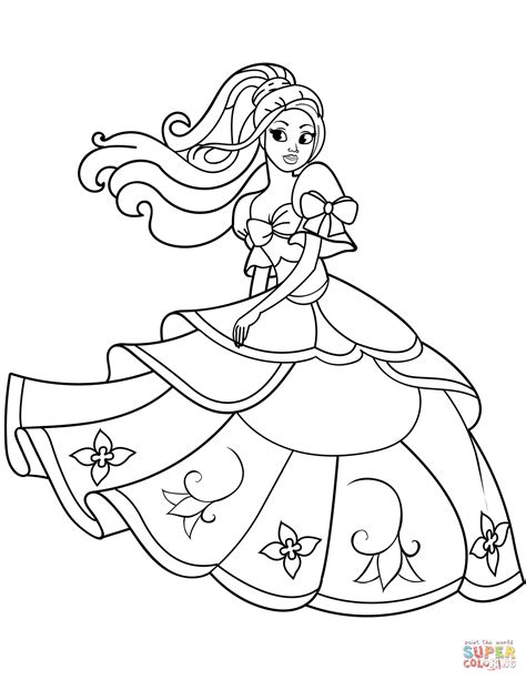 Colouring Pages Princesses Free Printable