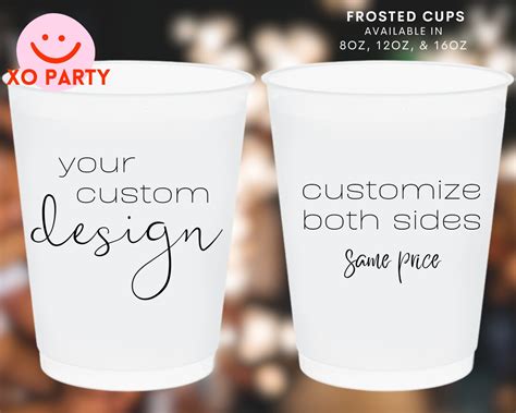 Personalized Wedding Cups Customize Your Own Wedding Plastic - Etsy