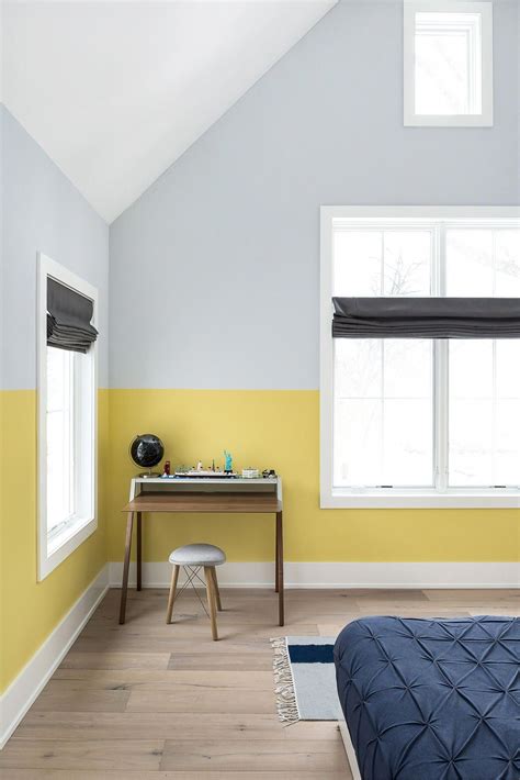 color block wall paint in the kids' room #Kidsroomideas | Bedroom wall ...