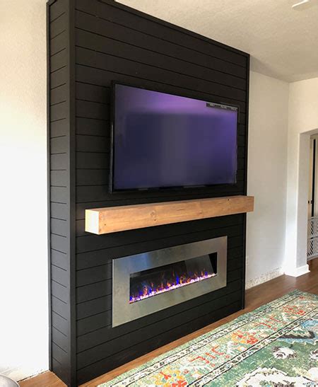 13+ How To Build A False Wall For Tv And Fireplace - SpenceKairney